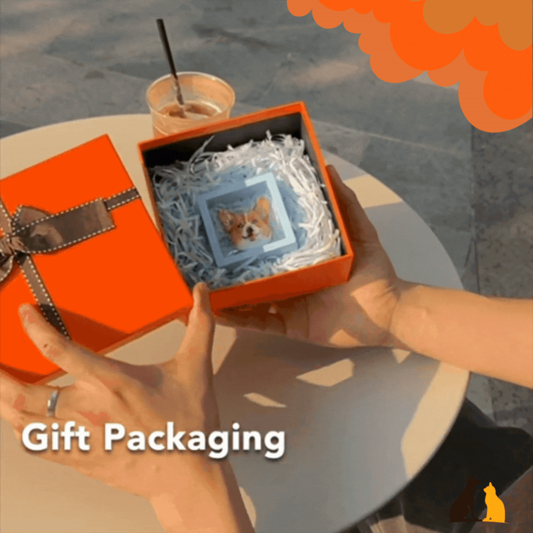 Handmade Pet Portrait Magnet – DIY from Your Photo