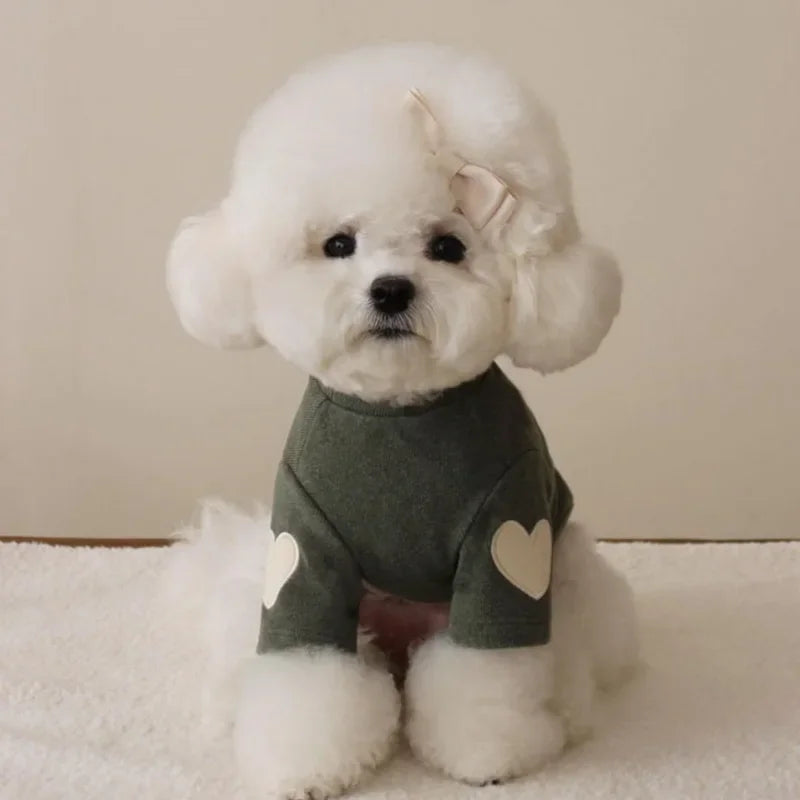 Designer Dog Hoodie – Cute Love Bear Hoodie