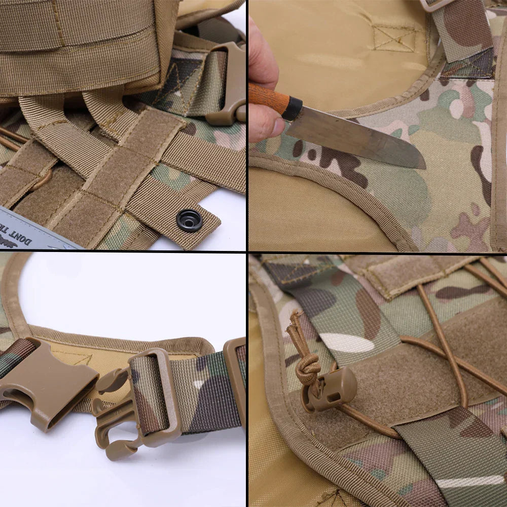 Tactical Dog Harness with Leash and Collar