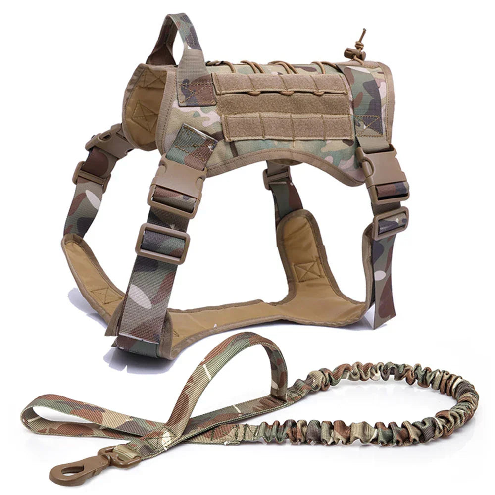 Tactical Dog Harness with Leash and Collar