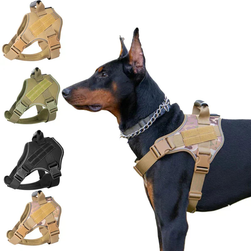 Tactical Dog Harness – Built for Strength, Comfort & Control