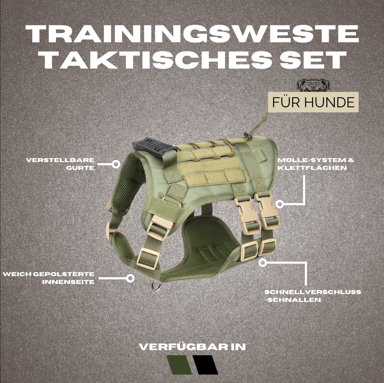 Tactical Training Vest/Harness Set