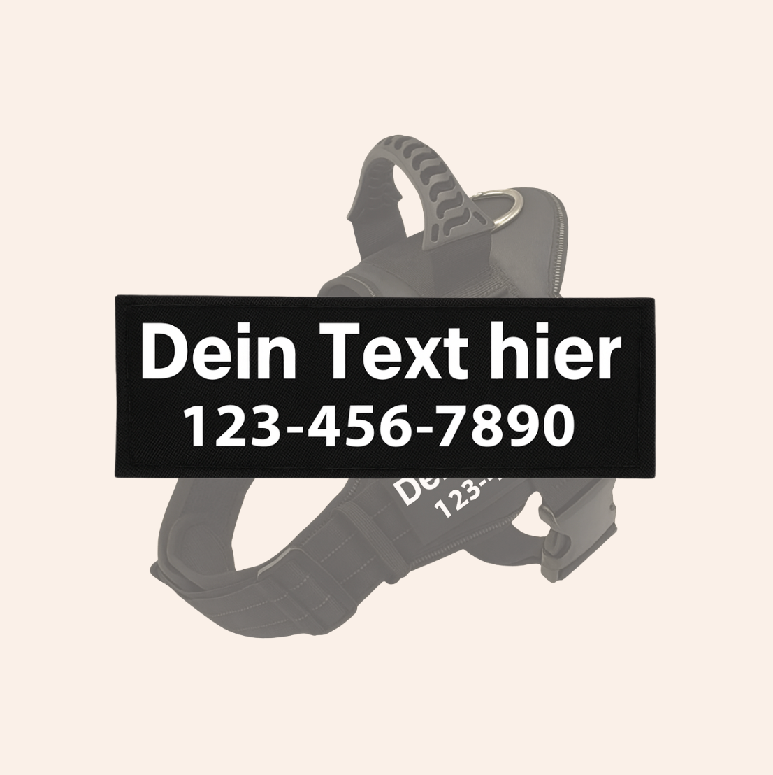 Custom Velcro Patch with Name & Number