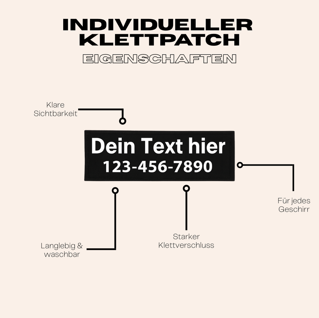 Custom Velcro Patch with Name & Number