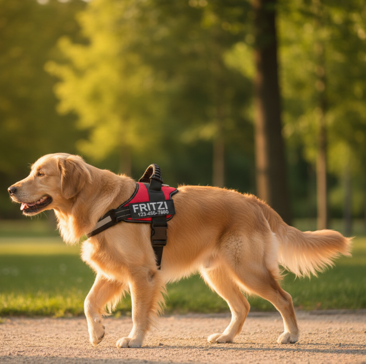 Personalized Anti-Pull Dog Harness | Adjustable & High-Quality | For Small & Large Dogs