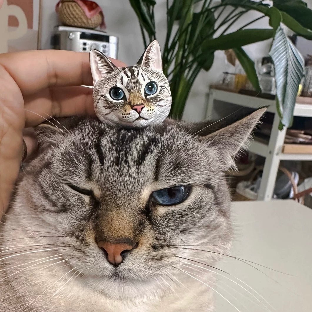 Handmade Pet Portrait Magnet – DIY from Your Photo