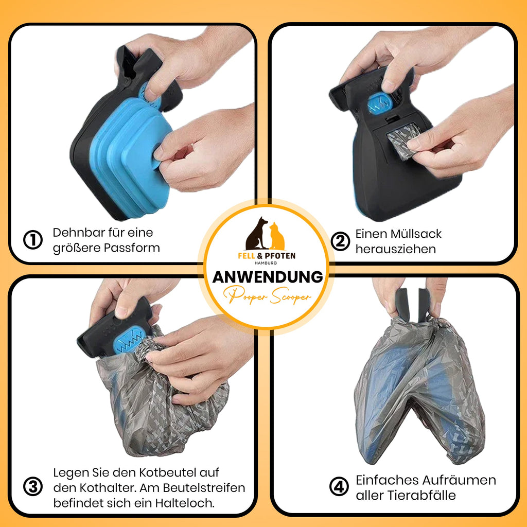 Fell & Pfoten – Pooper Scooper, The Hygienic Revolution for Dog Owners